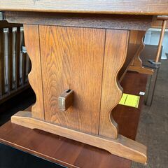 【ジャングルジャングル深井店】★応接木製テーブル テーブル 木目調 茶 ブラウン 机 堺市（中区 堺区 東区 西区 南区 北区）和泉市 河内長野市 富田林市 松原市 狭山市 深井 【FU2552】の画像