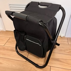多機能アウトドアチェア｜釣り・キャンプ用｜軽量折りたたみ式｜リュック＆保冷バッグ付き の画像