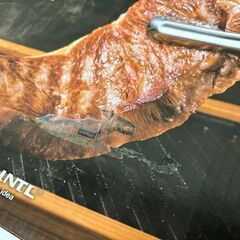 【自社配送は札幌市内限定】APIX INTL/アピックスインターナショナル 減煙グリルプレート 肉祭り AGP-242 竹製/Bamboo 2023年製【未使用品】の画像