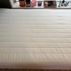 【早めの引き取りが出来る方優先】無印良品　シングルベッドの画像