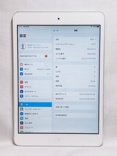 iPad mini 2 Wi-Fi モデル16GB　※美品
