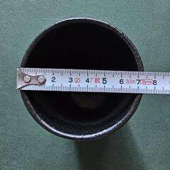 【取引中です】手描き刷毛目のお皿と、タンブラー２客の画像