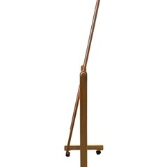 木製スタンドミラー キャスター付き　高さ約156cm 幅約48cm 奥行40cm 鏡 姿見 ミラー 全身鏡 スタンドミラーの画像