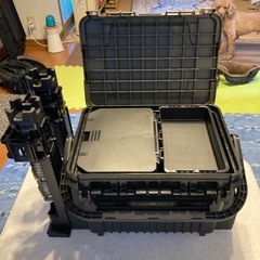  メイホウ　ランガンタックルボックス　釣り、釣具、釣り具、釣り道具キャンプ　数回使用　室内保管　美品　の画像