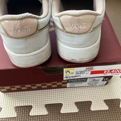 無料　19センチ　vans 女子スニーカーの画像