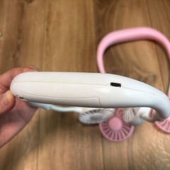 首かけ扇風機セットの画像