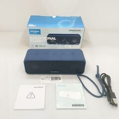 【中古品】soundcore by Anker SOUNDCORE3> ブルー bluetooth スピーカー A3117031の画像