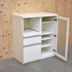 ニトリ 木製レンジボード レンジ台 ミニキッチンカウンター ニトリ 幅120 キッチンカウンター(エトナ120CT LBR) キッチン