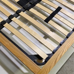 MUJI 無印良品 ダブル ベッドフレーム 札幌市白石区の画像