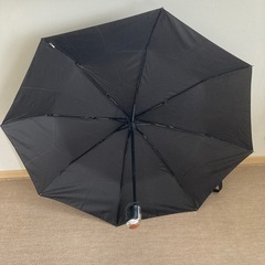 自動開閉式折りたたみ傘　黒の画像