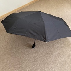 自動開閉式折りたたみ傘　黒の画像