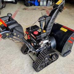 強力三角クローラー！エンジン走行除雪機、中古作動品の画像