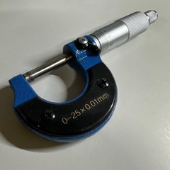 ☀️　中古　マイクロメーター 0-25mm 0.01mm精度　ケース付きの画像