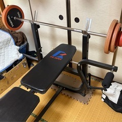 ベンチプレス台&プレート70㌔&シャフト&マット名古屋引取 ベンチプレス台&プレート70㌔&シャフト&マット名古屋引取 楽天