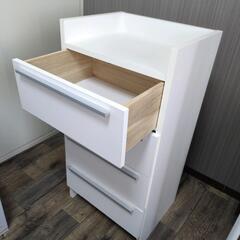 洗面所収納　ランドリーチェストの画像