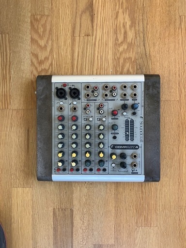 4ch ポータブルオーディオミキサー Ikegami AX-04 中古 Mini ポータブル ステレオ 4チャンネル オーディオ ミキサー