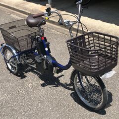 電動アシスト三輪車　ビビライフ　 グレー　 新品同様早い者勝ち！ Panasonic 電動アシスト三輪車 パナソニック ビビライフ 16.0Ah