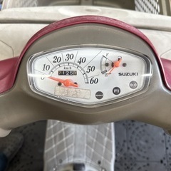 SUZUKI スズキ レッツ4バスケット CA43A FIインジェクション  低燃費の4サイクル原付バイク 部品取りジャンク品 福岡市内発 全国陸送可能の画像