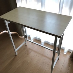 山善 YAMAZEN 折りたたみ デスク テーブルの画像