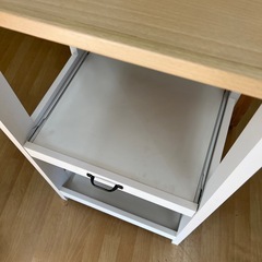 【リサイクル市場エコ伊川谷】 SHIRAI / 白井産業 Delizio レンジ台 幅500 × 奥行387 × 高さ922mm  DLZ-9050SL【取りに来られる方限定】の画像