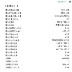 ipad air第５世代　A2588 ６４GB　 WI-FI  バッテリー７８%　 の画像