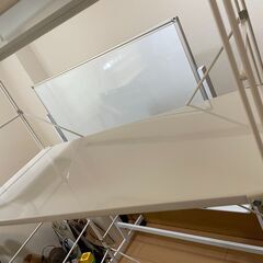無印良品　スチールユニットシェルフ　ランドリーセット　ライトグレーの画像
