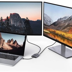 USB C to 2 HDMI アダプタの画像