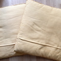 美品　座布団　2枚セット 　クッション　ファブリック
 の画像