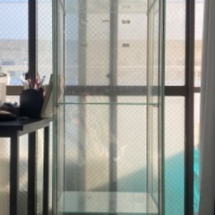 IKEA(イケア) DETOLF ガラスキャビネット