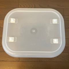 【美品】無印良品　洗濯カゴ　ポリプロピレン　キャスター付きの画像