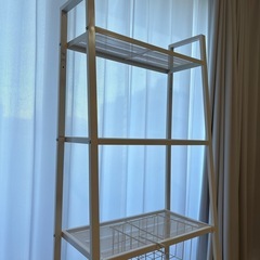 スチールラック(白)の画像