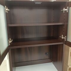 ★リユースのサカイ千葉中央店★期間限定割引有  食器棚 ブラウン H176.5×D40×W60 クリーニング済み TC4071の画像