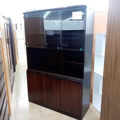 リユースのサカイ太田店★ジモティ割あり★ PLUS コレクションボード ダークブラウン H180.2×D120×W43.5 クリーニング済み OJ10332の画像