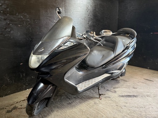 ★支払総額4.8万円★買取強化中！ まずはカンタン無料査定まで♪ ヤマハ マジェスティC 黒 SG03J 社外マフラー！ バックレスト！ 社外ハンドル！ ウェーブディスク！ LEDヘッドライト！ LEDテール！