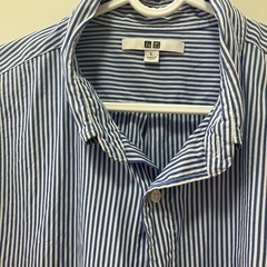 【募集中】UNIQLO ストライプシャツ　Lサイズの画像