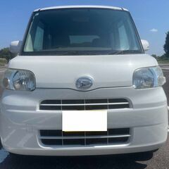 個人分割可！ローン審査無し！　ダイハツ　タント　4WD　Gグレード　8万キロ　H23年式　検R8年9月　パワスラ　純正ナビ　ETC 　ボディコーティング済み　即納できます🙌　の画像