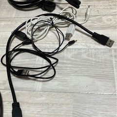 家の中であちこちに束ねてあったケーブル類です。の画像