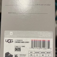 UGG ベビーシューズギフトの画像