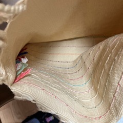 新品　メキシコ手織り生地　ハンモックバッグの画像