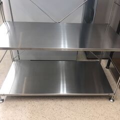 【ジャングル・ジャングル岩出店】【A834】ステンレスユニットシェルフ 中古 家具 和歌山 岩出市 紀の川市 海南市の画像