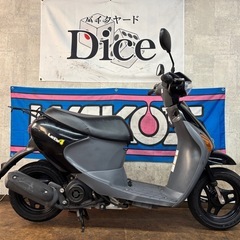 🉐即乗りOK！　スズキ　レッツ4　セル1発　実働車　FI車　バッテリー・オイル・グリップ新品　原付　バイク　京　の画像