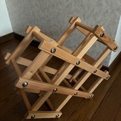 ワインラック　折り畳み可能 の画像