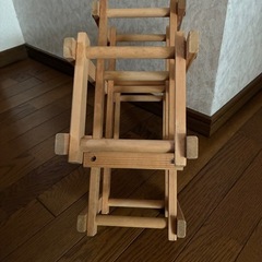 ワインラック　折り畳み可能 の画像