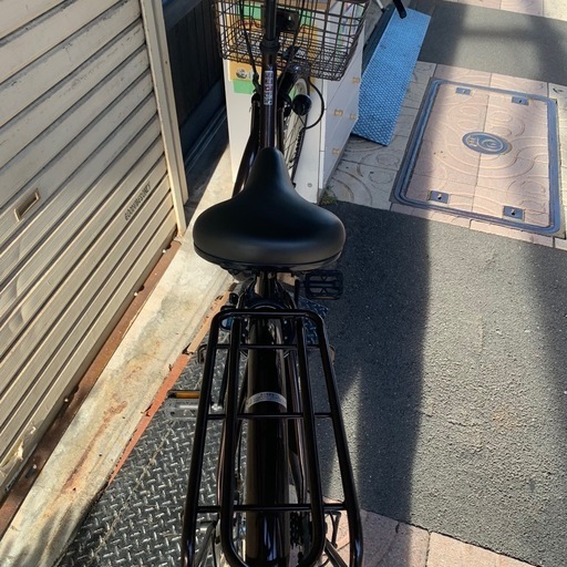 VALERIANO 自転車　黒　カゴ付き　26インチ　ママチャリ　ギアあり