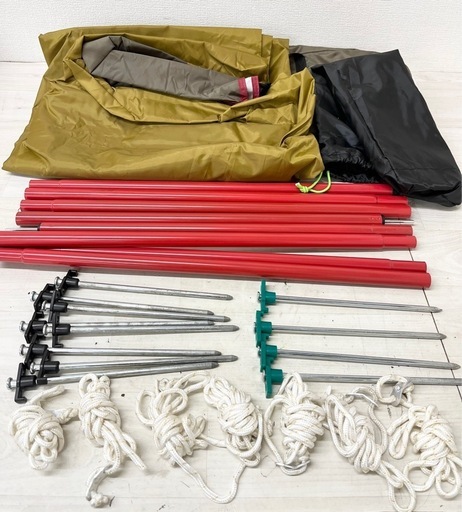 【現状品】アウトドア キャンプ用品 アメニティタープ テント