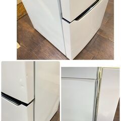 ジ337/ Hisense ハイセンス 2ドア 冷凍冷蔵庫 150L HR-D15C 大容量ドアポケット 自動霜取り 2019年の画像