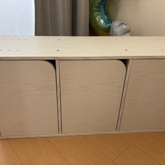3段カラーボックスの画像