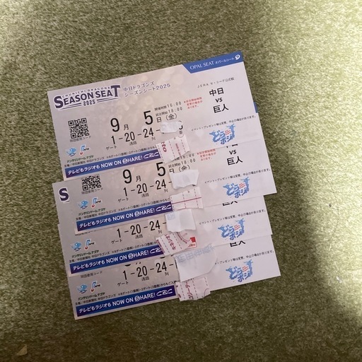 バンテリンドーム中日ドラゴンズ対巨人戦