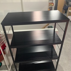 【ジモティー割】ニトリ　シェルフ　ブラック　（ID1162）の画像