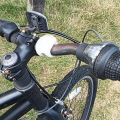 値下げ 24インチ 6段ギア 子供用 自転車 シマノ ブラック 黒の画像